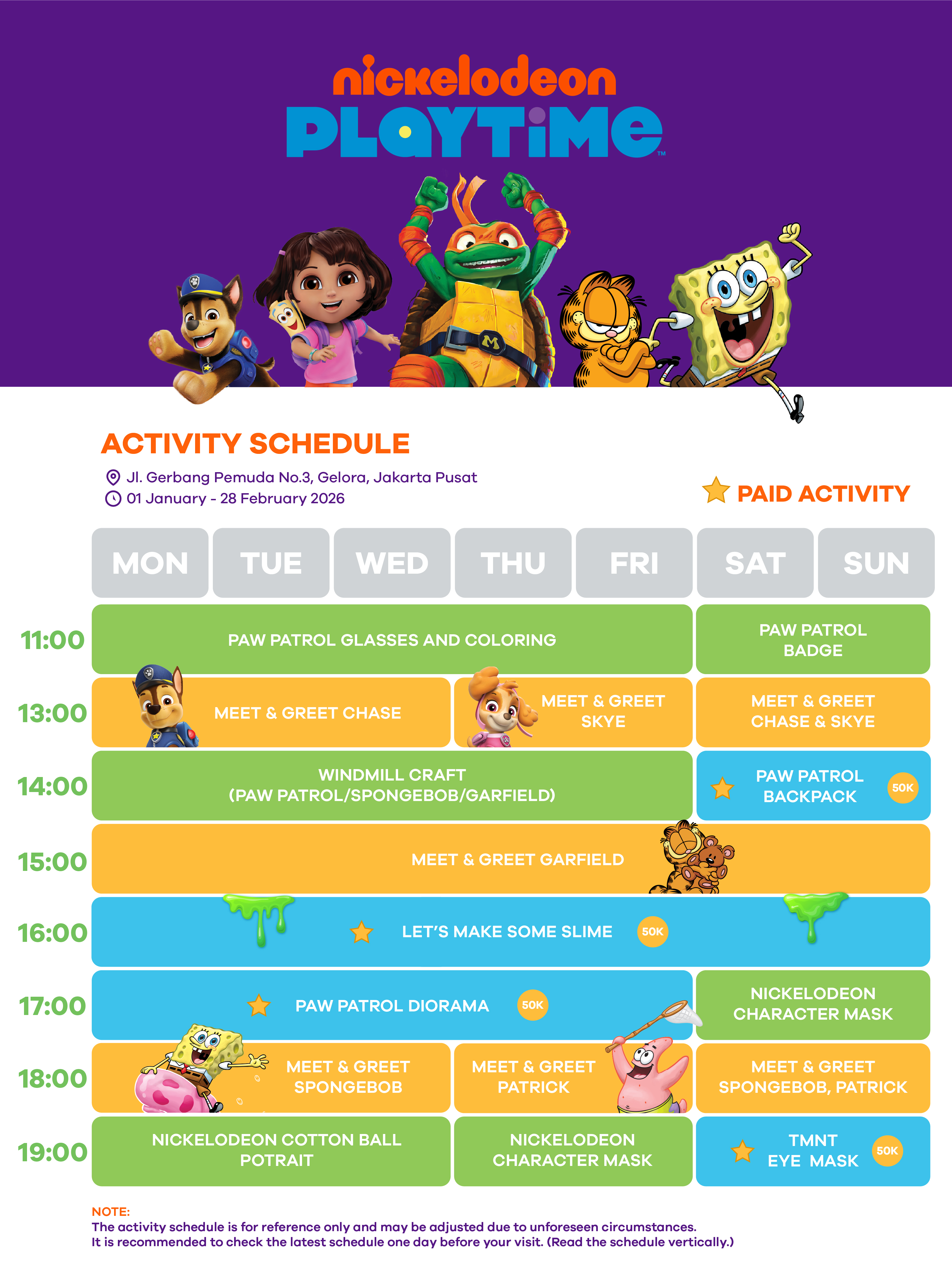 Nick Channel Schedule